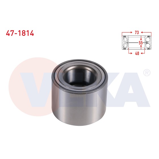 VEKA ON Tekerlek Rulmani Sol-sag Iveco Daily Iii 2.8 D 1999-2006 / Daily IV 2.8 D 2006-2011 / Daily V 2.3D 2011-2014 / Daily VI 2.3 D 2014 - Kod 47-1814 - OEM 42470840 ürün görseli