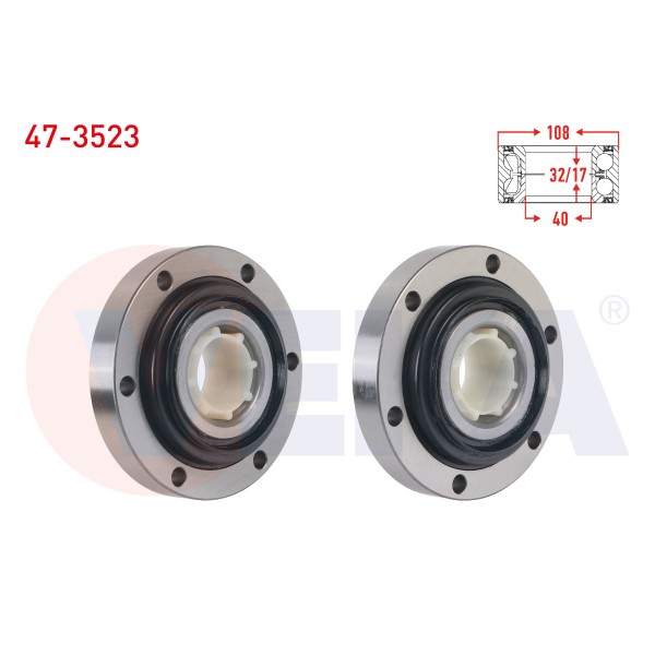 VEKA ON Tekerlek Rulmani Sol-sag Renault 21 Concorde 2.0 1986-1993 - Kod 47-3523 - OEM 7701462020