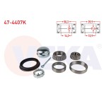 VEKA Arka Porya Rulmanı - Tekerlek Rulman Kiti Sol-sag Volkswagen Polo 1.6i 1.9 Audi TDI Ii-iii 1.6i 136 1.3 1.6 - Kod 47-4407K - OEM 191598625