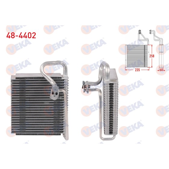 VEKA Klima Evaporatoru Borulu Crafter 2006-2016 / Mercedes-benz Sprinter 906 - Kod 48-4402 - OEM 2E0820091B ürün görseli