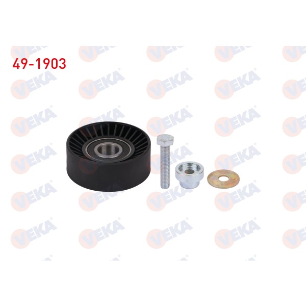 VEKA Motor Kayışı - V.kayisi Gergi Rulmani Plastik Ford Fiesta Iii 1.1 70x26 1989-1995 - Kod 49-1903 - OEM 1072321