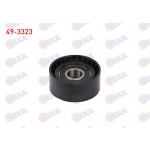 VEKA Motor Kayışı - Gergi Rulmani Plastik 60x25 Peugeot 206 1.4 1.6 16V 2000- / Peugeot Bipper 1.4 2008- / Peugeot Partner 1.4 1.6 16V 1996-2015 / Fiat Fiorino 1.4 2007 - Kod 49-3323 - OEM