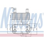 Yağ Radyatörü E39-46 M47D - Kod 4U.14354BW - OEM 11422247015