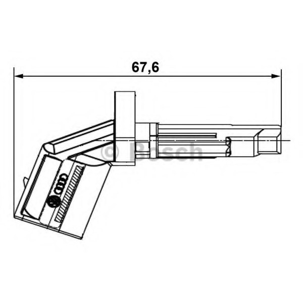 Ön Sol ABS Sensörü - A4-a5-a6 - Kod 4U.20401VV - OEM 4E0927803F