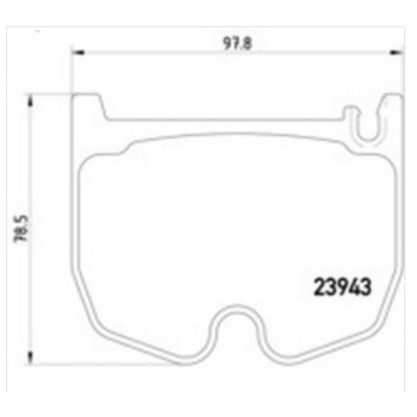 Ön Fren Balatası - Amg - Kod 4U.22098MR - OEM A0034207120