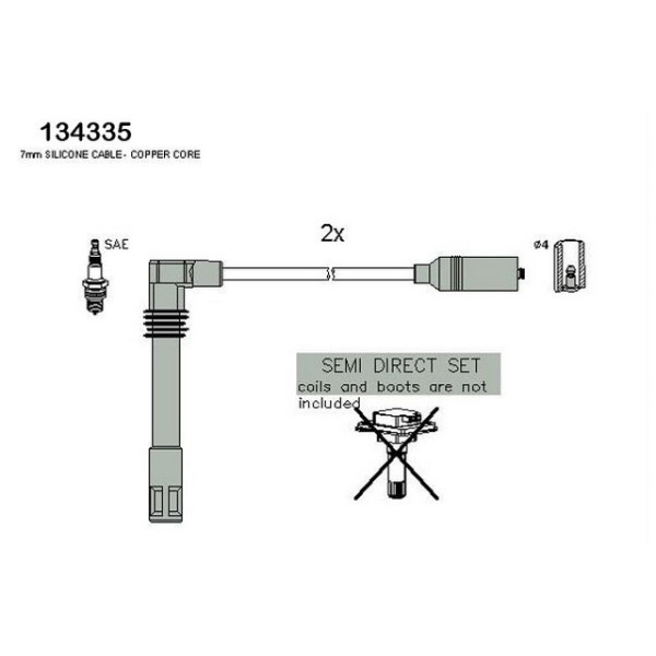 Buji - Kablo Volkswagen 1.8 Volkswagen Passat Adr, Apt - Kod 4U.36006VV - OEM 058905409A