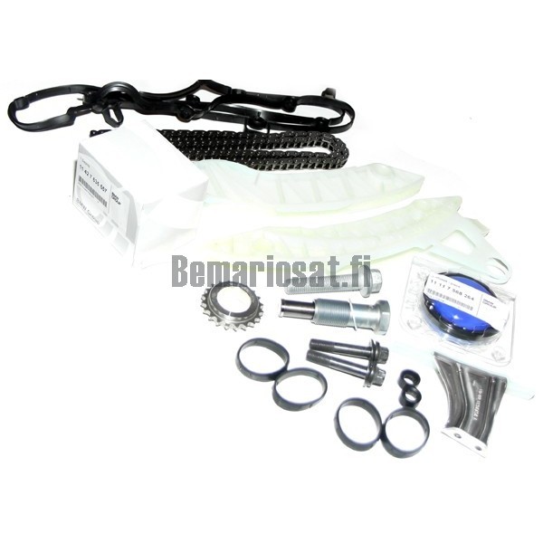 Krank Parçası - Eksantrik Gergi Seti Zincir+3xkizak+geric Takim Krank Dişlisi - Kod 4U.44000BW - OEM 11318618318