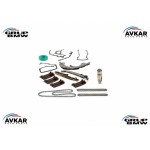 Eksantrik Parçası - Gergi Seti 2xzincir+3kizak+3ger Takim - Kod 4U.44018BW - OEM 11311741746