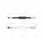 BLUEMAX Arka Fren Hortumu - Merc. E Serie - Kod 50-0132 - OEM 2124200448
