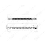 BLUEMAX Arka Fren Hortumu - Merc. S Serie 05 - 13 - Kod 50-0137 - OEM 2214200248