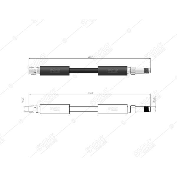 BLUEMAX Arka Fren Hortumu - Merc. A Serie -W242 - Kod 50-0145 - OEM 2464200148