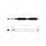 BLUEMAX Arka Fren Hortumu - Merc. Mercedes-benz Sprinter 2006 - Kod 50-0150 - OEM 2E0611707B