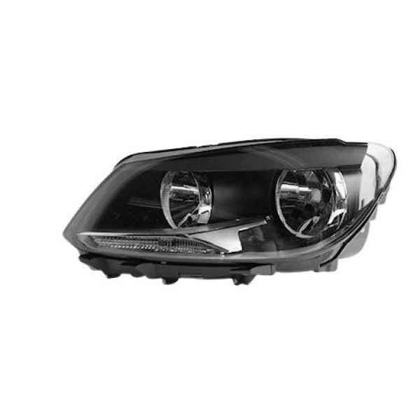 İthal Sol Far - Volkswagen Caddy / Volkswagen Touran 11-15 Motorlu Alttan Sinyalli - Kod 526847 - OEM 1T1941005G