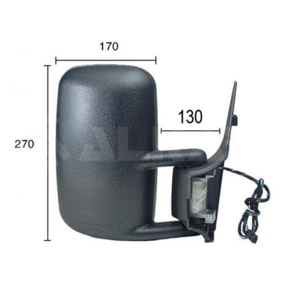 VEKA Dis Dikiz Aynasi Sag Elektrikli Isitmali 5 Pin Asferik Mercedes-benz Sprinter (903) 1996-2006 - Kod 54-28000EHAR - OEM A9018106616 ürün görseli