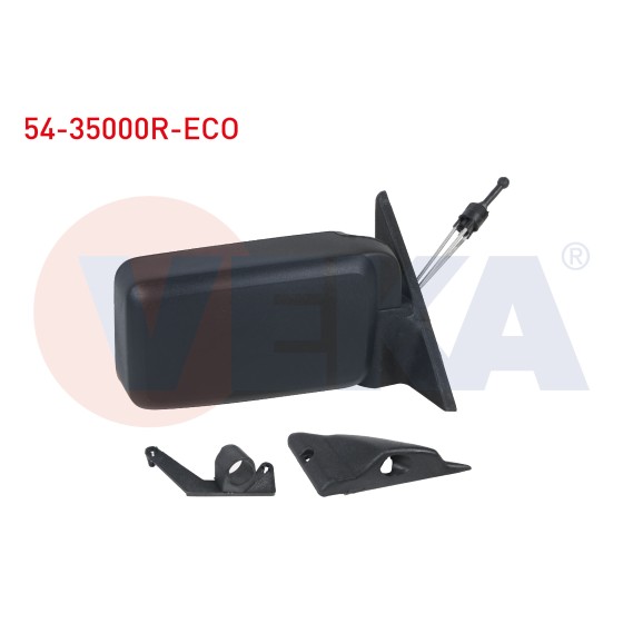 VEKA Dis Dikiz Aynasi Sag Mekanik R9 (L42) 1985-1998 / R11 (B / C37) Flash 1983-1995 - Kod 54-35000R-ECO - OEM 7701365927 ürün görseli