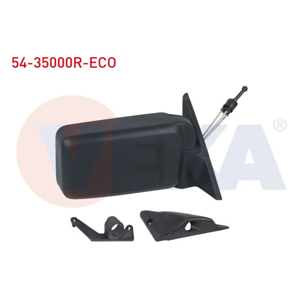 VEKA Dis Dikiz Aynasi Sag Mekanik R9 (L42) 1985-1998 / R11 (B / C37) Flash 1983-1995 - Kod 54-35000R-ECO - OEM 7701365927