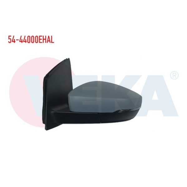 VEKA Dis Dikiz Aynasi Sol Elektrikli Isitmali Sinyalli Dikdortgen Soket Volkswagen Asferik Volkswagen Polo (6R) 2009 - Kod 54-44000EHAL - OEM 6R1857507K9B9