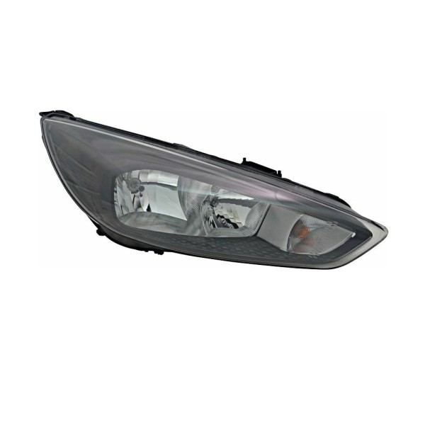 İthal Far - Lamba Ford Focus 15-18 Siyah Motorlu Ampullü Sağ - Kod 558877 - OEM F1EB-13W029-PD