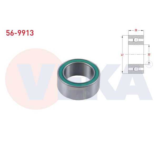 VEKA Universal Klima Rulmani - OEM 56-9913