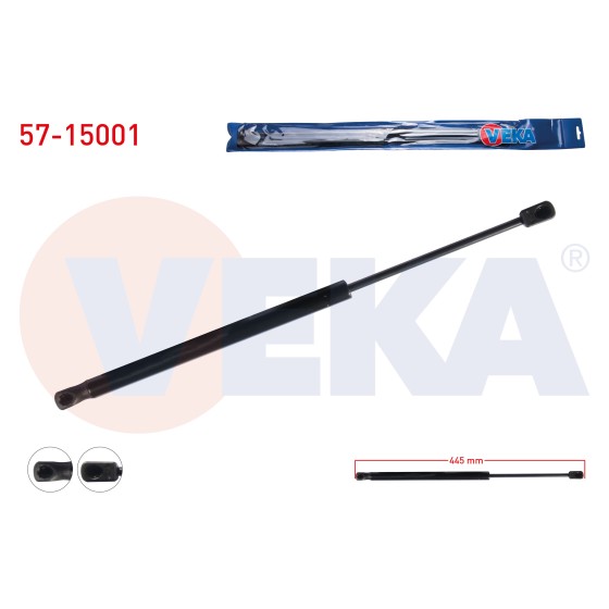 VEKA Bagaj Amortisoru Citroen C3 (FC) 2002-2009 - Kod 57-15001 - OEM 8731.G3 ürün görseli
