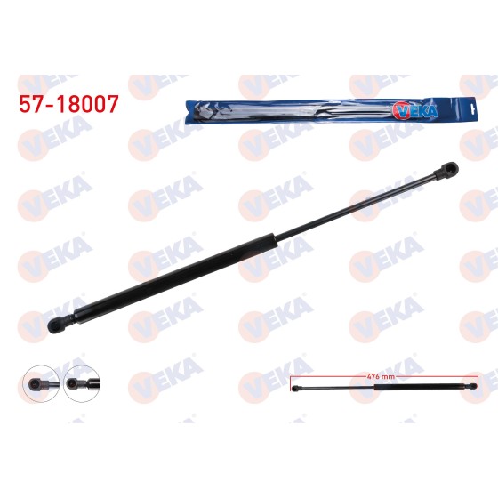 VEKA Bagaj Amortisoru Fiat Palio HB 5 Kapi 1996-2005 - Kod 57-18007 - OEM 46524047 ürün görseli