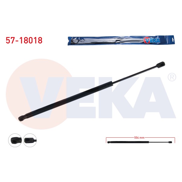 VEKA Bagaj Amortisoru Fiat 500l 2012 - Kod 57-18018 - OEM 51883050