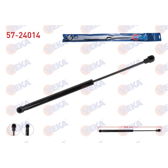 VEKA Arka Cam Amortisoru Kia Sorento I 2002-2011 - Kod 57-24014 - OEM 871703E000 ürün görseli