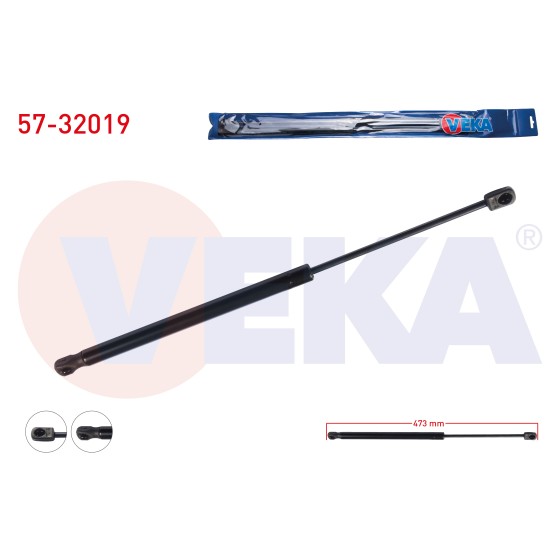 VEKA Bagaj Amortisoru Opel Vectra A 1988-1995 - Kod 57-32019 - OEM 132716 ürün görseli