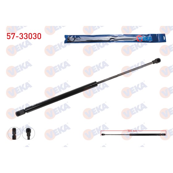 VEKA Bagaj Amortisoru Peugeot 207 (HB) 2006-2015 - Kod 57-33030 - OEM 8731.L7 ürün görseli