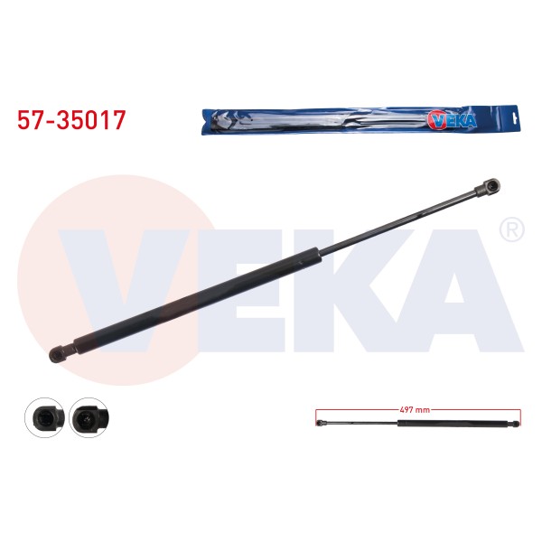 VEKA Bagaj Amortisoru Renault Laguna Iii (BT0 / 1) 2007 - Kod 57-35017 - OEM 844300001R