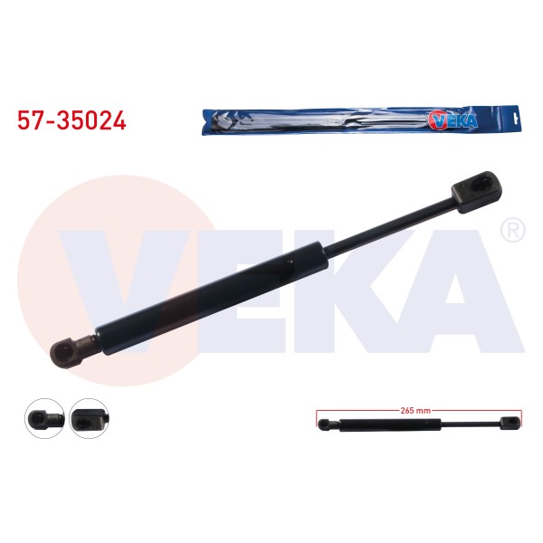 VEKA Motor Kaput Amortisoru Renault Scenic Iii (JZ0 / 1) 2009 - Kod 57-35024 - OEM 654700008R