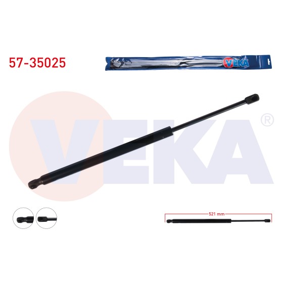VEKA Bagaj Amortisoru Nissan Primera (P11) 1996-2001 - Kod 57-35025 - OEM 90452-2F705 ürün görseli