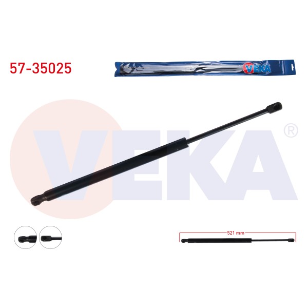 VEKA Bagaj Amortisoru Nissan Primera (P11) 1996-2001 - Kod 57-35025 - OEM 90452-2F705