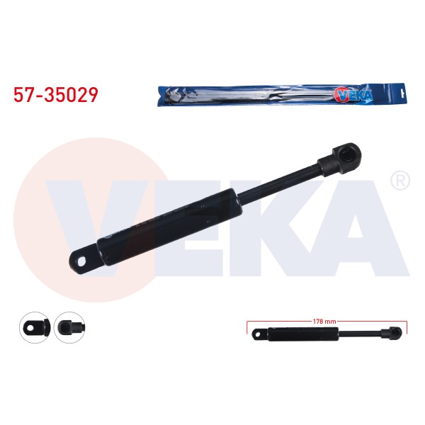 VEKA Bagaj Amortisoru Renault Megane I Coupe 1996-2003 - Kod 57-35029 - OEM 7700828487