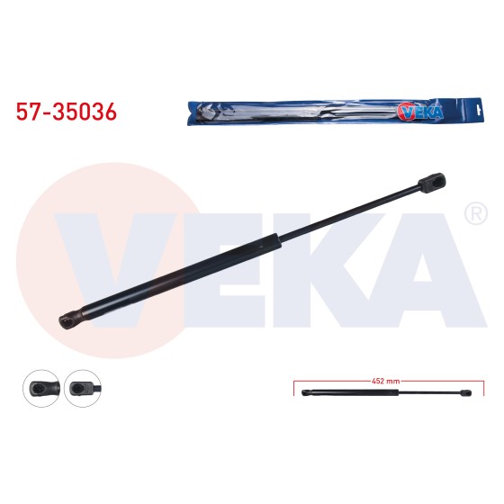 VEKA Bagaj Amortisoru Renault Twingo 1993-2007 - Kod 57-35036 - OEM 7700815135 ürün görseli