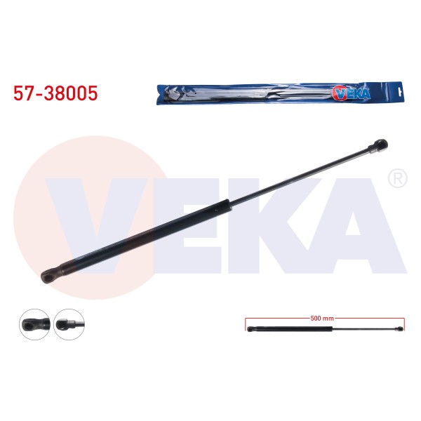 VEKA Bagaj Amortisoru Seat Leon (1p1) 2005-2012 - Kod 57-38005 - OEM 1P0827550