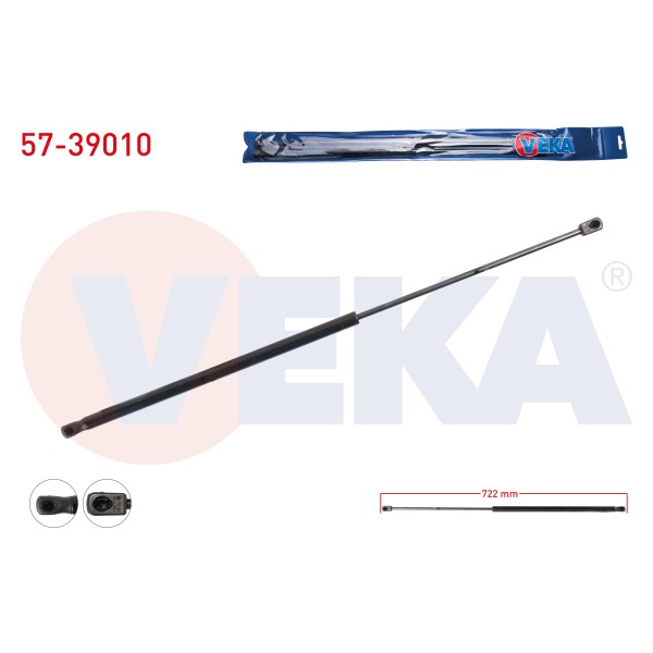VEKA Motor Kaput Amortisoru Skoda Superb (3u4) 2002-2010 - Kod 57-39010 - OEM 3UD823359