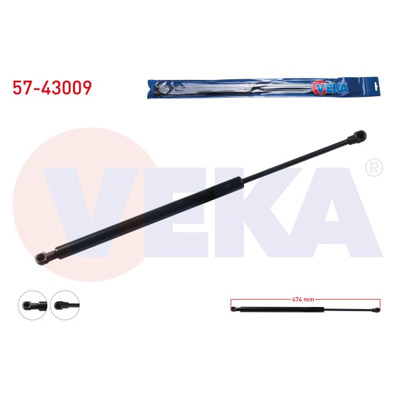 VEKA Bagaj Amortisoru Toyota Verso (_AUR2_, _ZGR2_) 2009 - Kod 57-43009 - OEM ürün görseli