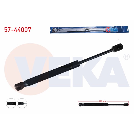 VEKA Bagaj Amortisoru Volkswagen Passat (3b2) 4 Kapi 1996-2000 / Volkswagen Bora (1j2) 4 Kapi 1998-2005 / Skoda Fabia (6y2) 4 Kapi 1999-2007 / Audi A4 - Kod 57-44007 - OEM ürün görseli