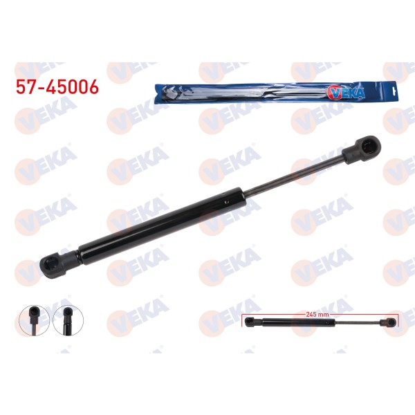 VEKA Motor Kaput Amortisoru Volvo S60 I / S70 / Volvo S80 I 1996-2010 - Kod 57-45006 - OEM 9154605
