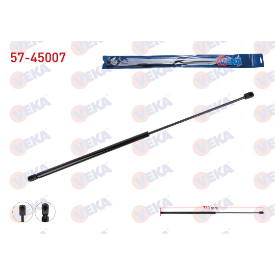 VEKA Motor Kaput Amortisoru Volvo S40 II 2004-2012 - Kod 57-45007 - OEM 31218478 ürün görseli