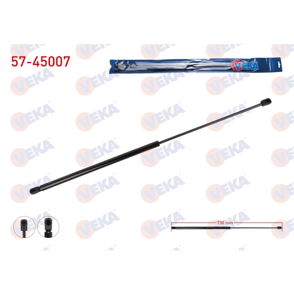 VEKA Motor Kaput Amortisoru Volvo S40 II 2004-2012 - Kod 57-45007 - OEM 31218478