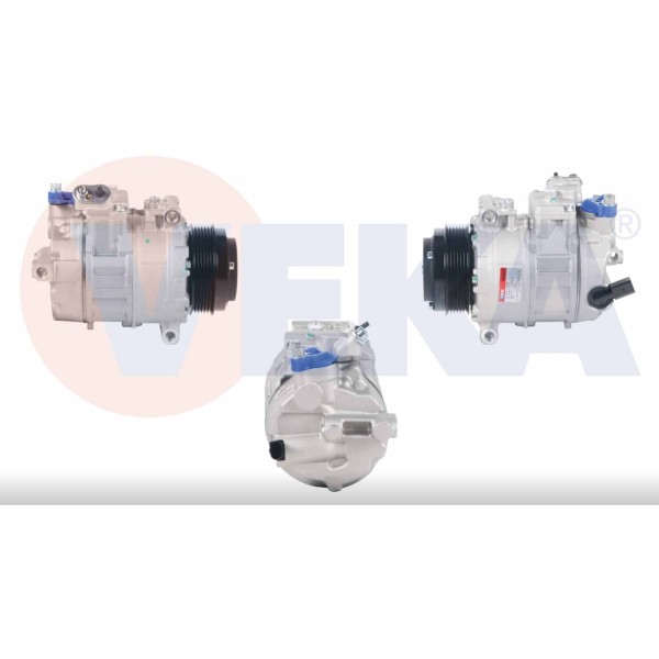 VEKA Klima Kompresoru 6pk 100mm Volkswagen Crafter Ckub 2.0 Audi TDI 2011 - Kod 58-4410 - OEM 2E0820803H
