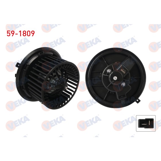 VEKA Kalorifer Motoru Fiat Brava 1995-2002 / Fiat Bravo 1995-2004 / Fiat Marea 1996-2007 / Fiat Tempra 1992-1999 / Fiat Tipo 1990-2000 - Kod 59-1809 - OEM 7596217 ürün görseli