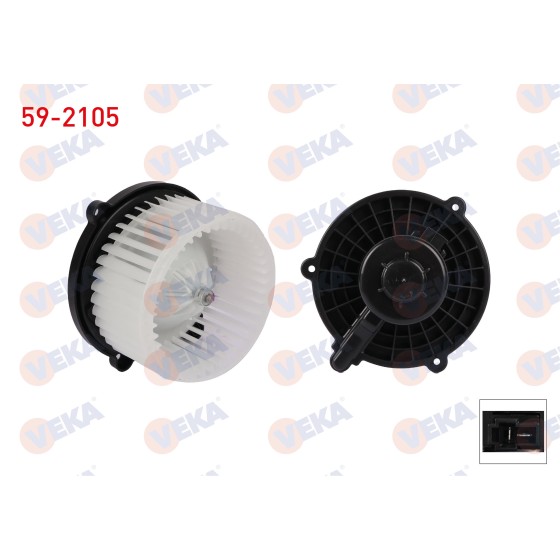 VEKA Kalorifer Motoru Kia Cerato (LD) I 2004-2012 - Kod 59-2105 - OEM 97113-2F000 ürün görseli