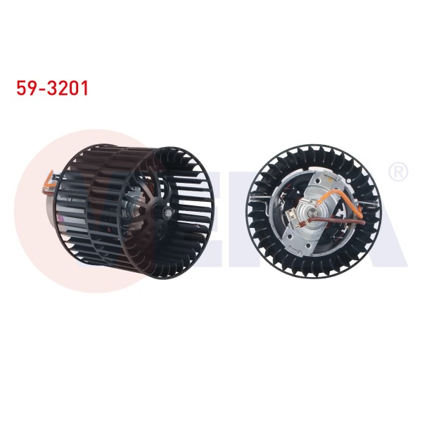 VEKA Kalorifer Motoru Opel Astra F 1.6i 1991-1998 / Opel Astra F Classic 1998-2002 / Opel Vectra A 1988-1995 - Kod 59-3201 - OEM 1808068