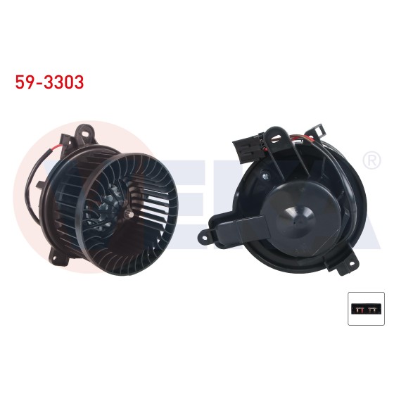 VEKA Kalorifer Motoru Citroen Berlingo 1996-2008 / ZX 1991-1997 / Peugeot 306 1993-2002 / Peugeot Partner 1996-2008 - Kod 59-3303 - OEM 1845205 ürün görseli