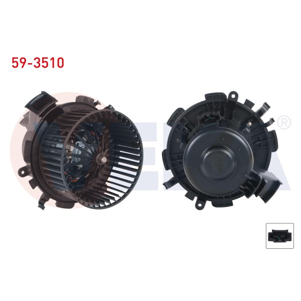 VEKA Kalorifer Motoru Renault Master II 1998-2010 / Opel Movano A 2001-2010 - Kod 59-3510 - OEM 2720500QAK
