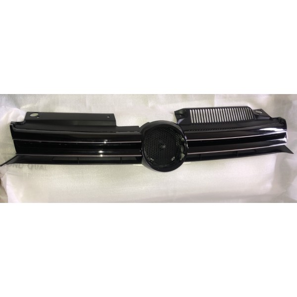 İthal ÖN Panjur Kromlu Siyah Armasiz Volkswagen Golf 6 2008> - Kod 5K0853651K-WISCO - OEM 5K0853651K