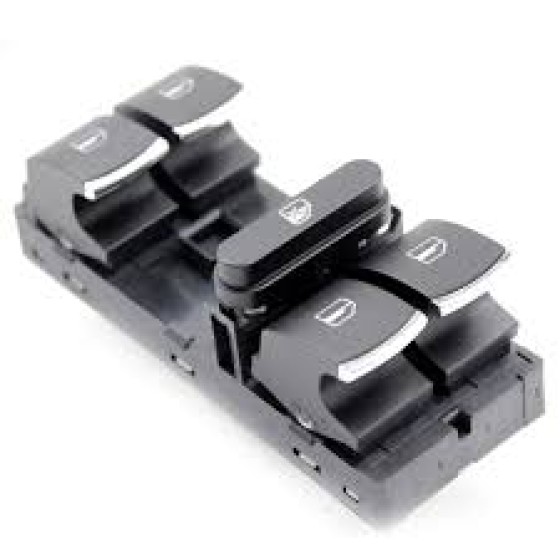 BORSEHUNG Cam Açma Dügmesi Krom Sol Volkswagen Golf 5-6 - Volkswagen Passat - Volkswagen Jetta - Kod 5K4959857_BRS - OEM 5K4959857 ürün görseli